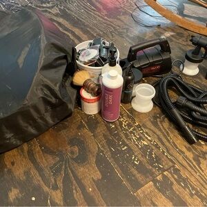 Spray tanning Setup